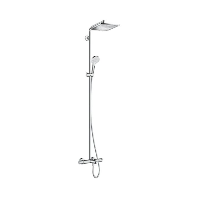 Hansgrohe Crometta E Duschsäule 240 1 Strahl mit Badthermostat – HNG27298000