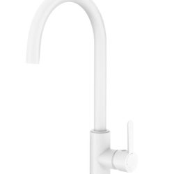 Roca Spültischmischer mit schwenkbarem Auslauf, Kaltstart