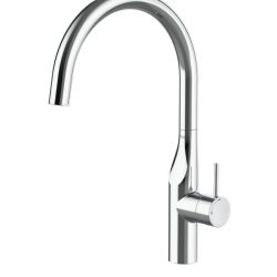 Roca Spültischmischer mit schwenkbarem Auslauf, Kaltstart